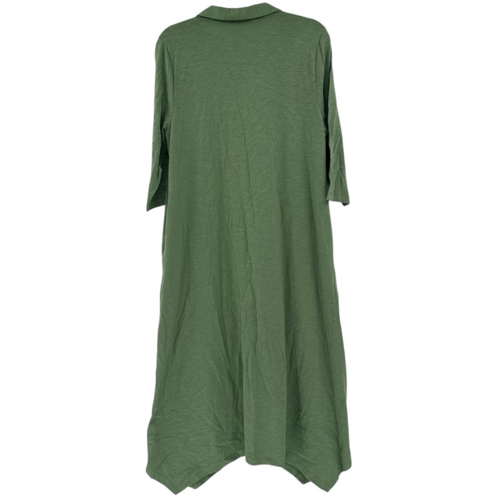 Soft Surroundings Danielle 3/4 Sleeve Maxi Dress in Sage Green Size XL P - Picture 3 of 6